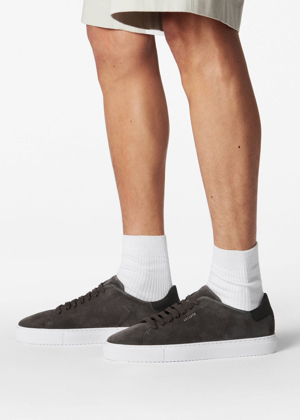 Clean 90 Suede Sneaker - Dark Brown/White - image 6