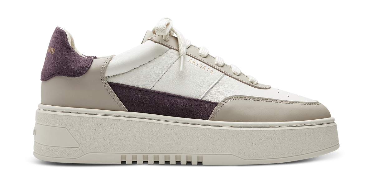 Orbit Vintage Sneaker - Tan/Dark Burgundy - image 1