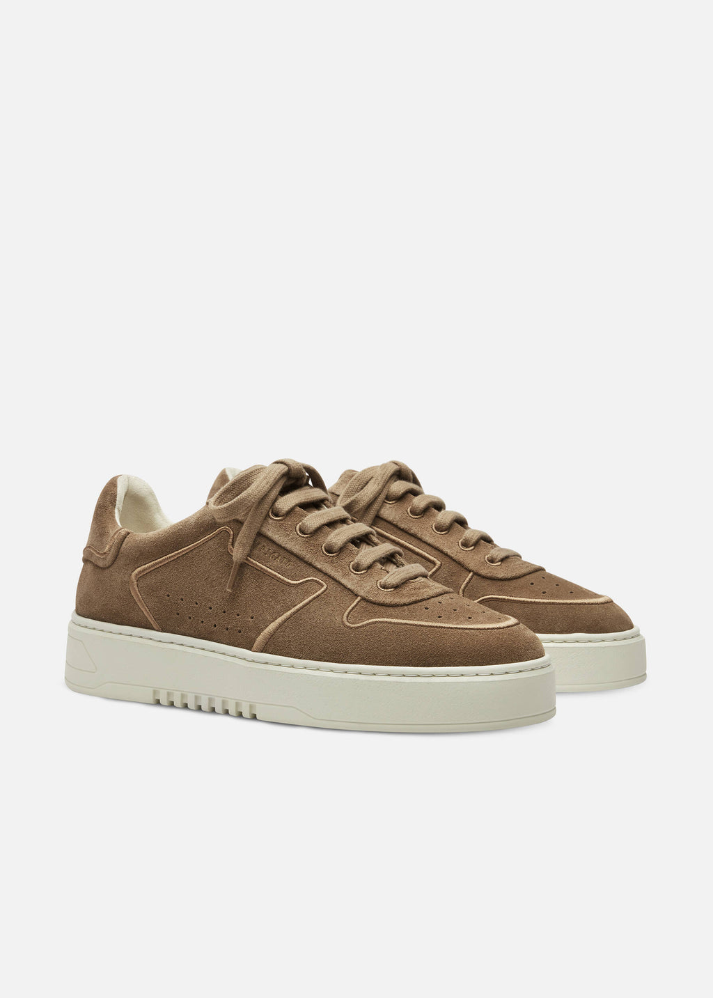 Orbit Embroidery Sneaker - Brown/Off White - image 2