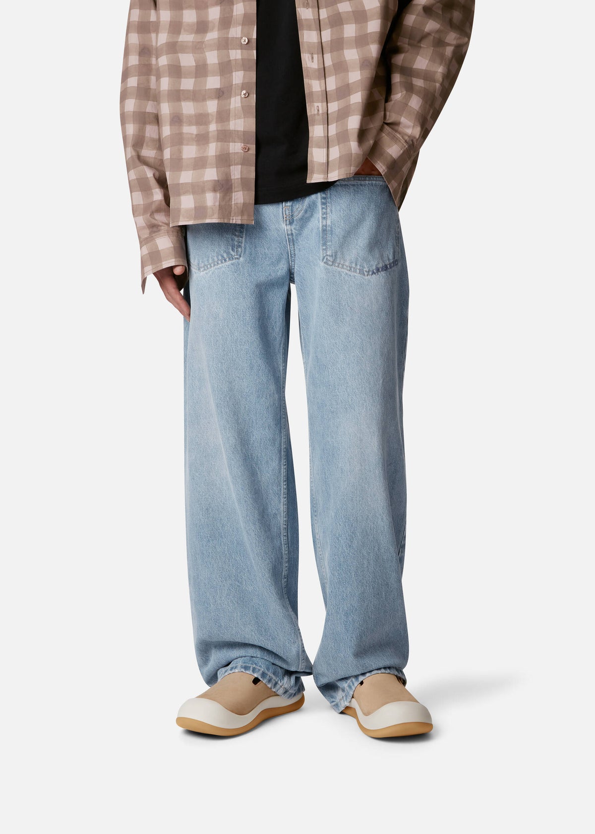 Squish T-Bar Mule - Tan/Gum - image 7