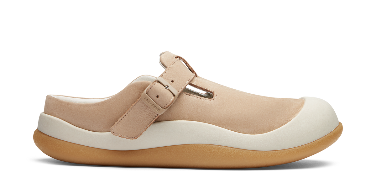 Squish T-Bar Mule - Tan/Gum - image 1