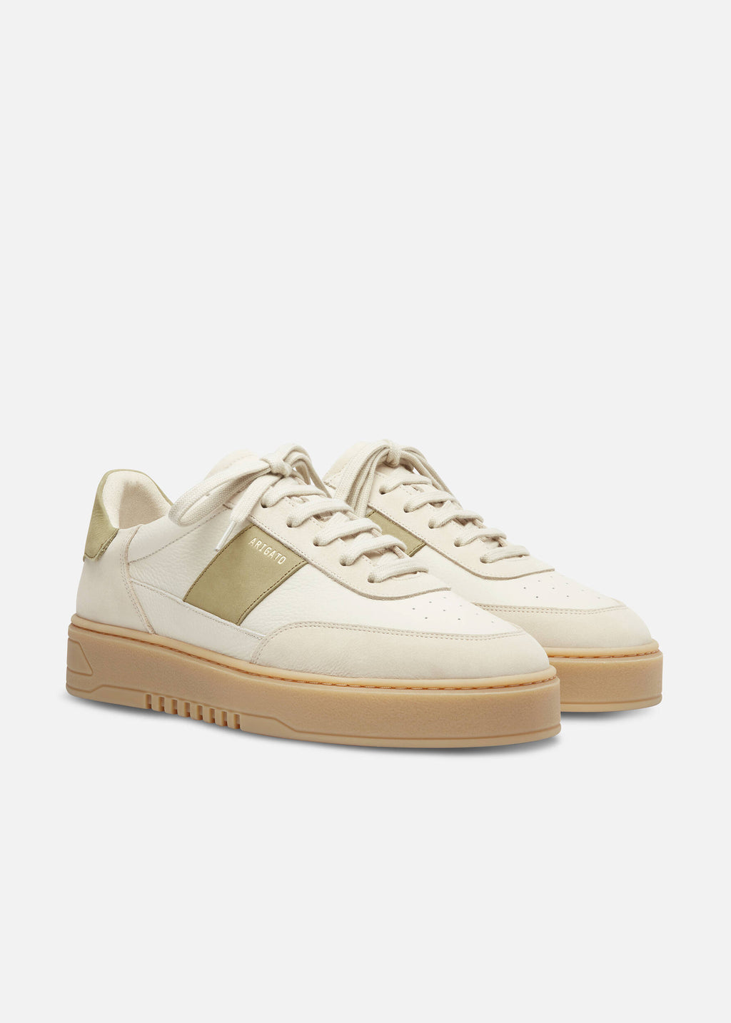 Orbit Vintage Sneaker - Off White/Green - image 2