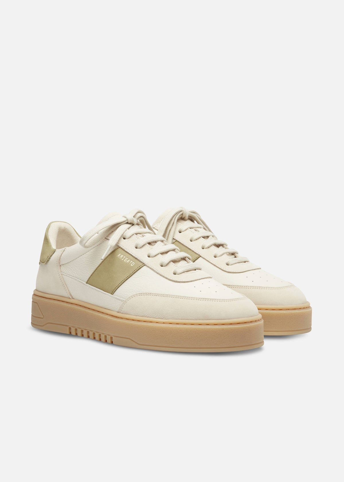 Orbit Vintage Sneaker - Off White/Green - image 2
