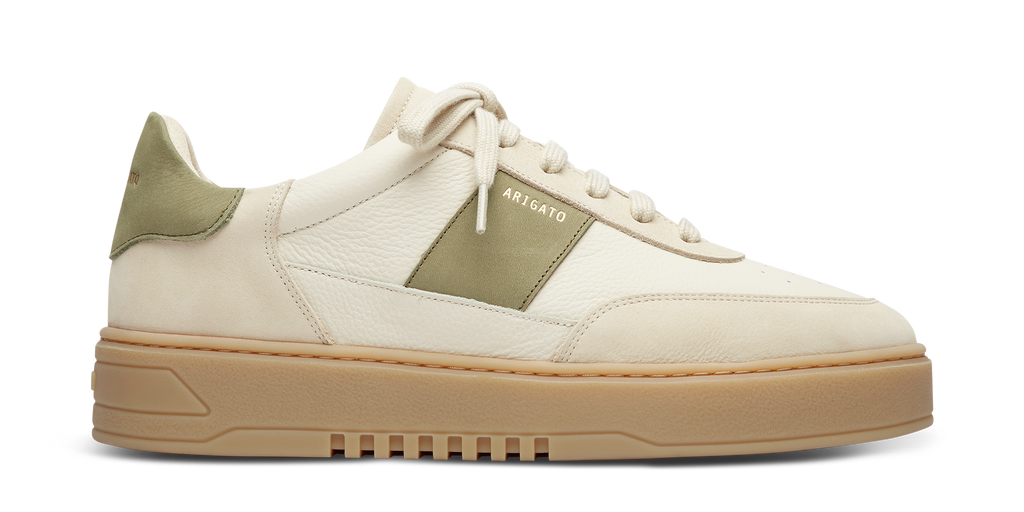 Orbit Vintage Sneaker - Off White/Green - image 1
