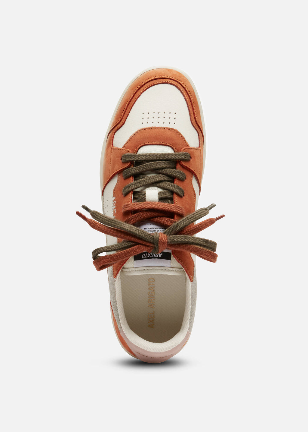 Dice Lo Sneaker - Off White/Dark Orange - image 4