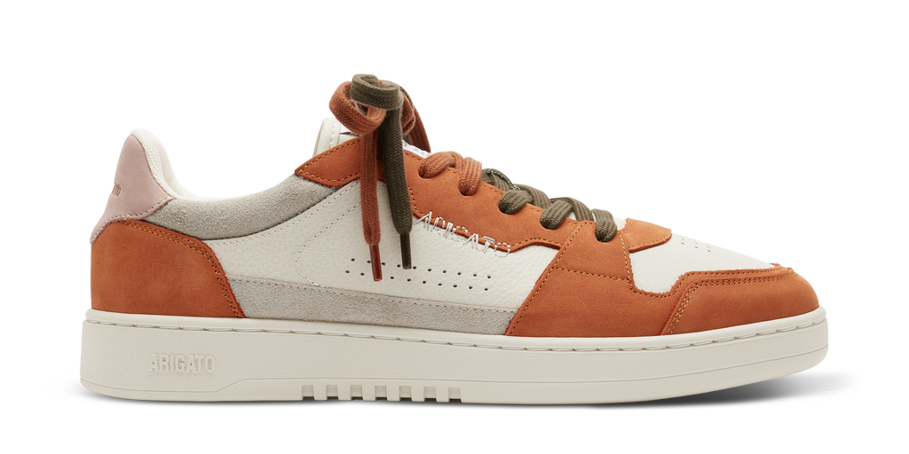 Dice Lo Sneaker - Off White/Dark Orange - image 1