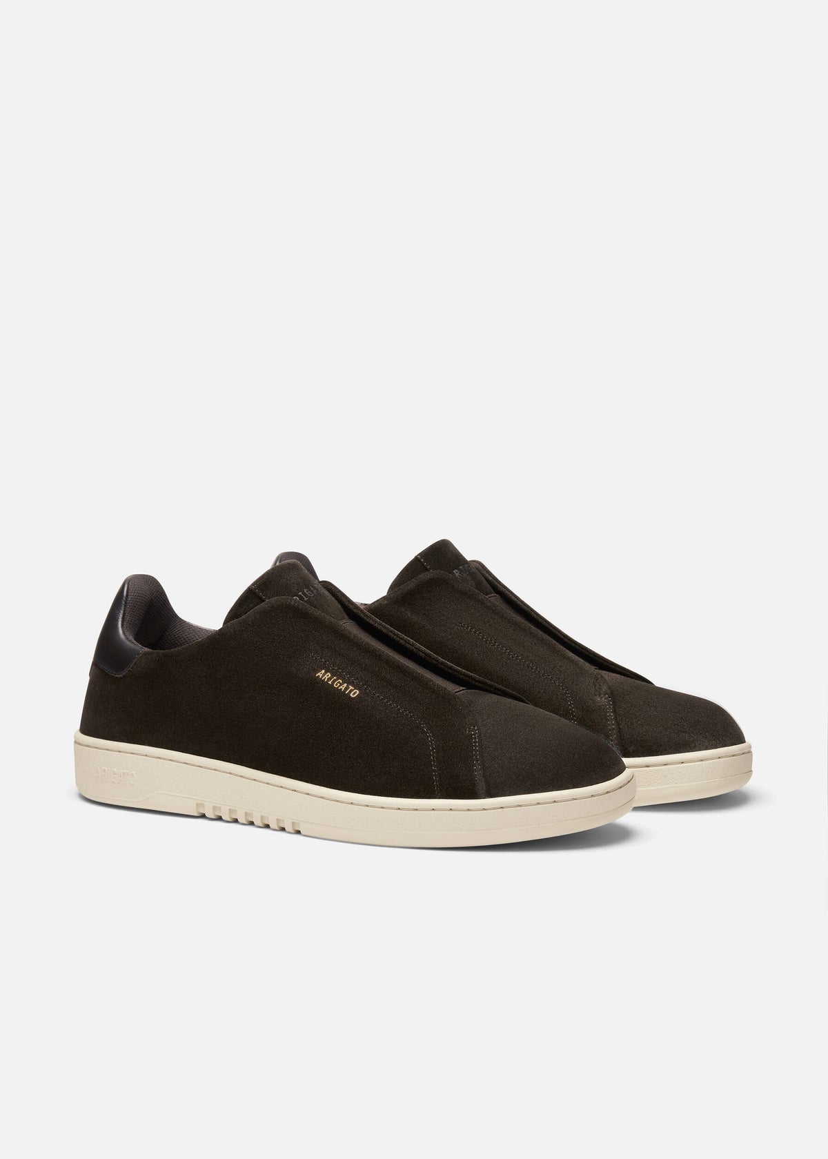 Dice Laceless Sneaker - Dark Brown/Off White - image 2