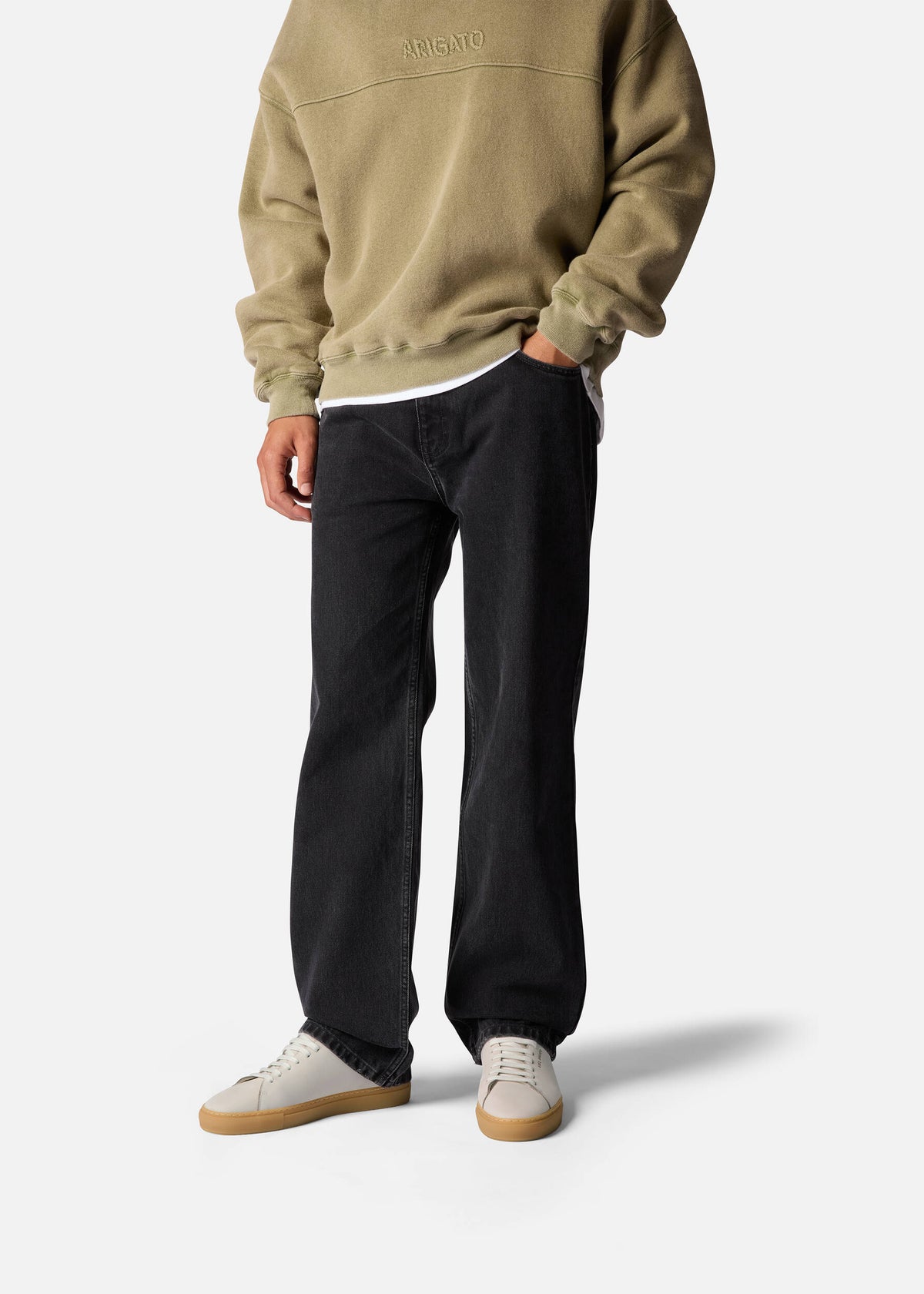Clean 90 Sneaker - Off White/Taupe - image 6