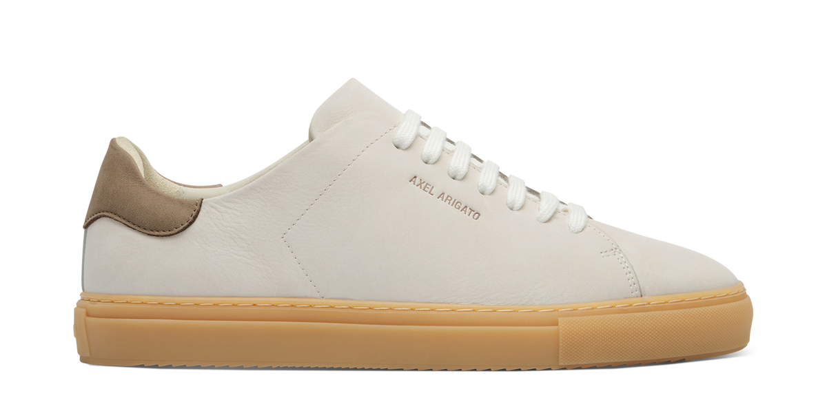 Clean 90 Sneaker - Off White/Taupe - image 1