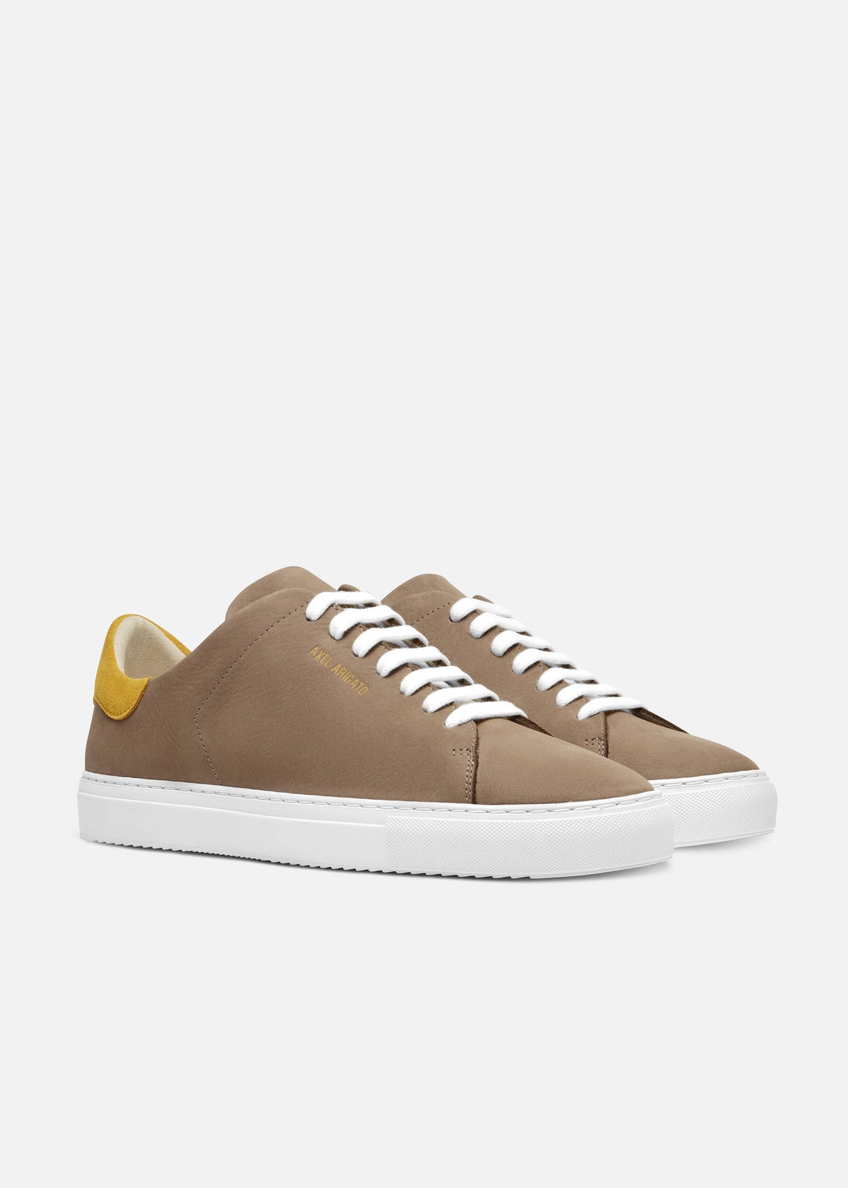 Clean 90 Sneaker - Taupe/Yellow - image 2