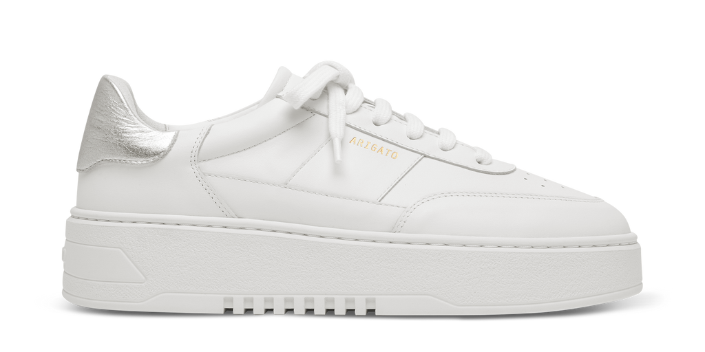 Orbit Vintage Sneaker - White/Silver - image 1