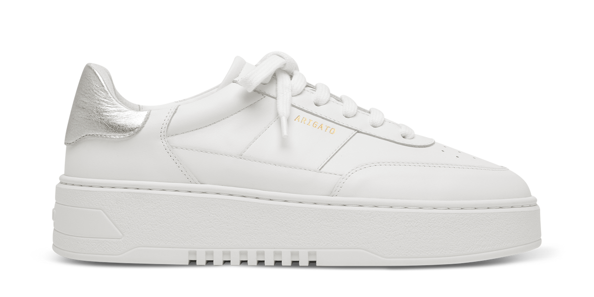 Orbit Vintage Sneaker - White/Silver - image 1