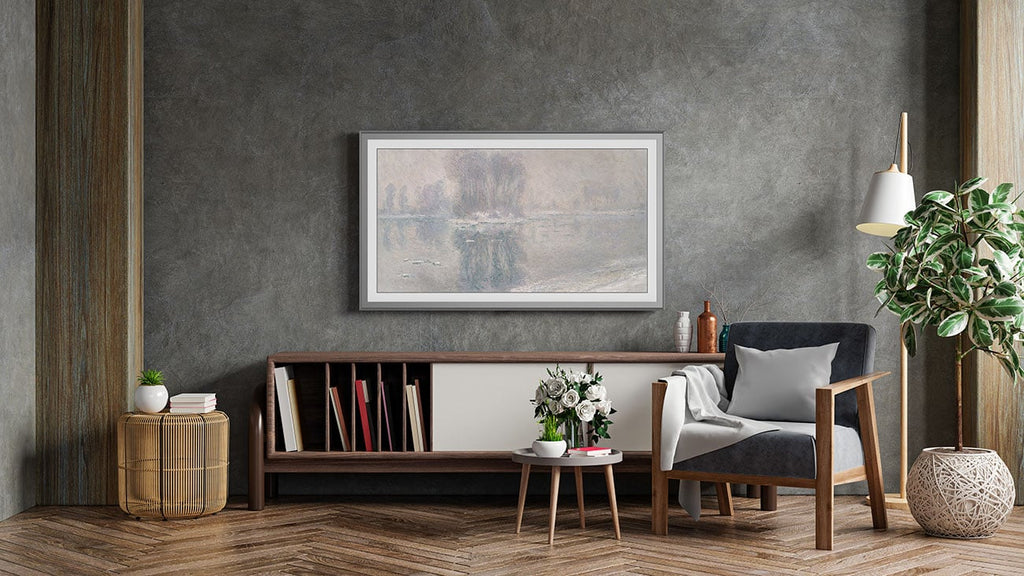 Frame My TV Samsung The Frame  43" Alloy Scoop Frame In Graphite - FRM-AL-SC-GPH-43 - image 3