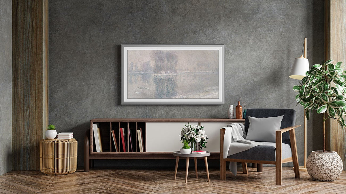 Frame My TV Samsung The Frame  75" Alloy Scoop Frame In Graphite - FRM-AL-SC-GPH-75 - image 3