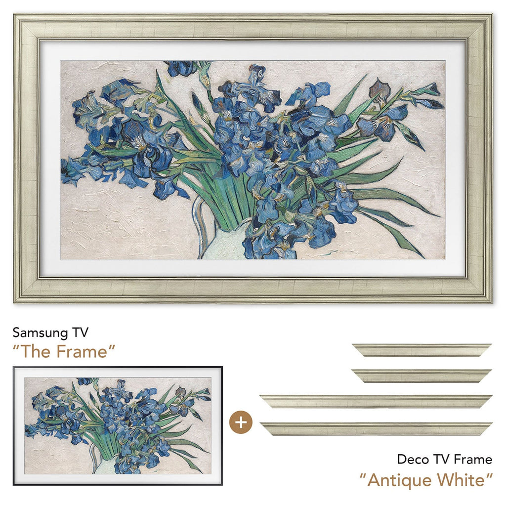 Frame My TV Samsung The Frame  75" Premiere Frame In Antique White - FRM-SF-D5181-75 - image 6