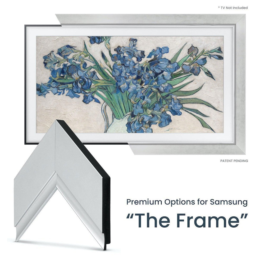Frame My TV Samsung The Frame  32" Premiere Frame In Contemporary Silver - FRM-SF-D4013-32 - image 2