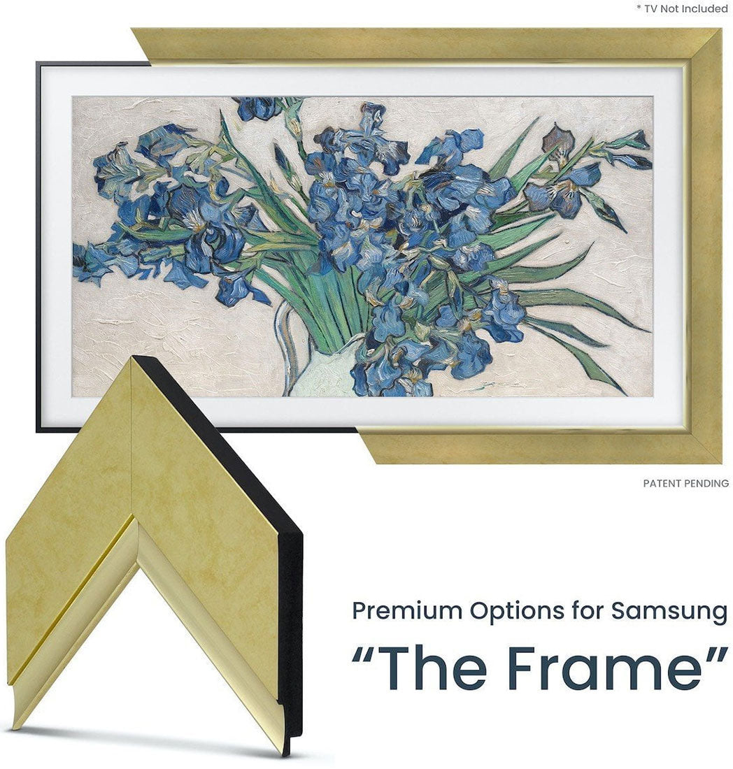 Frame My TV Samsung The Frame  85" Premiere Frame In Contemporary Gold - FRM-SF-D4011-85 - image 2