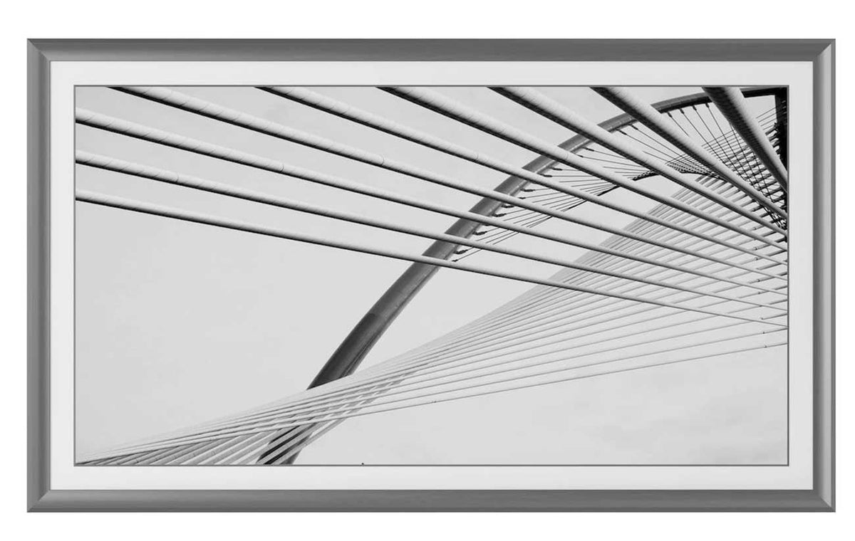 Frame My TV Samsung The Frame  43" Alloy Prismatic Frame In Graphite - FRM-AL-PR-GPH-43 - image 2