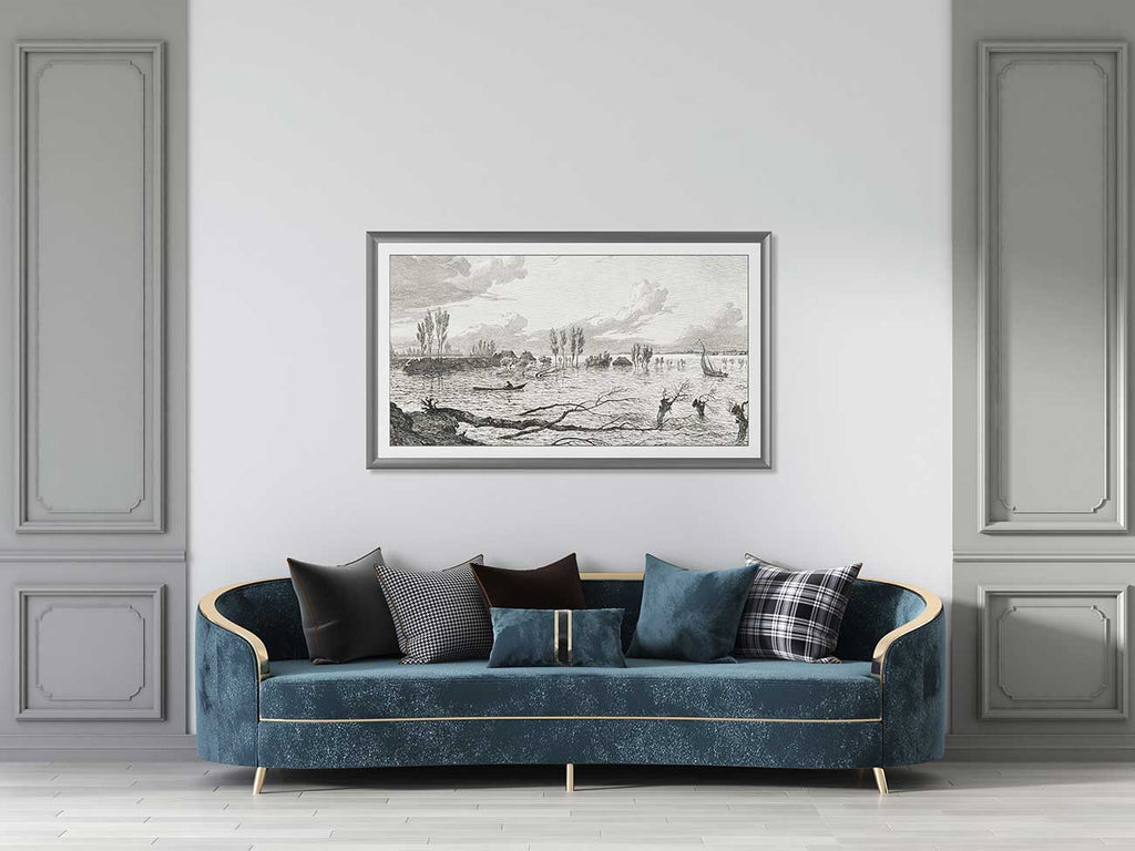 Frame My TV Samsung The Frame  43" Alloy Prismatic Frame In Graphite - FRM-AL-PR-GPH-43 - image 7