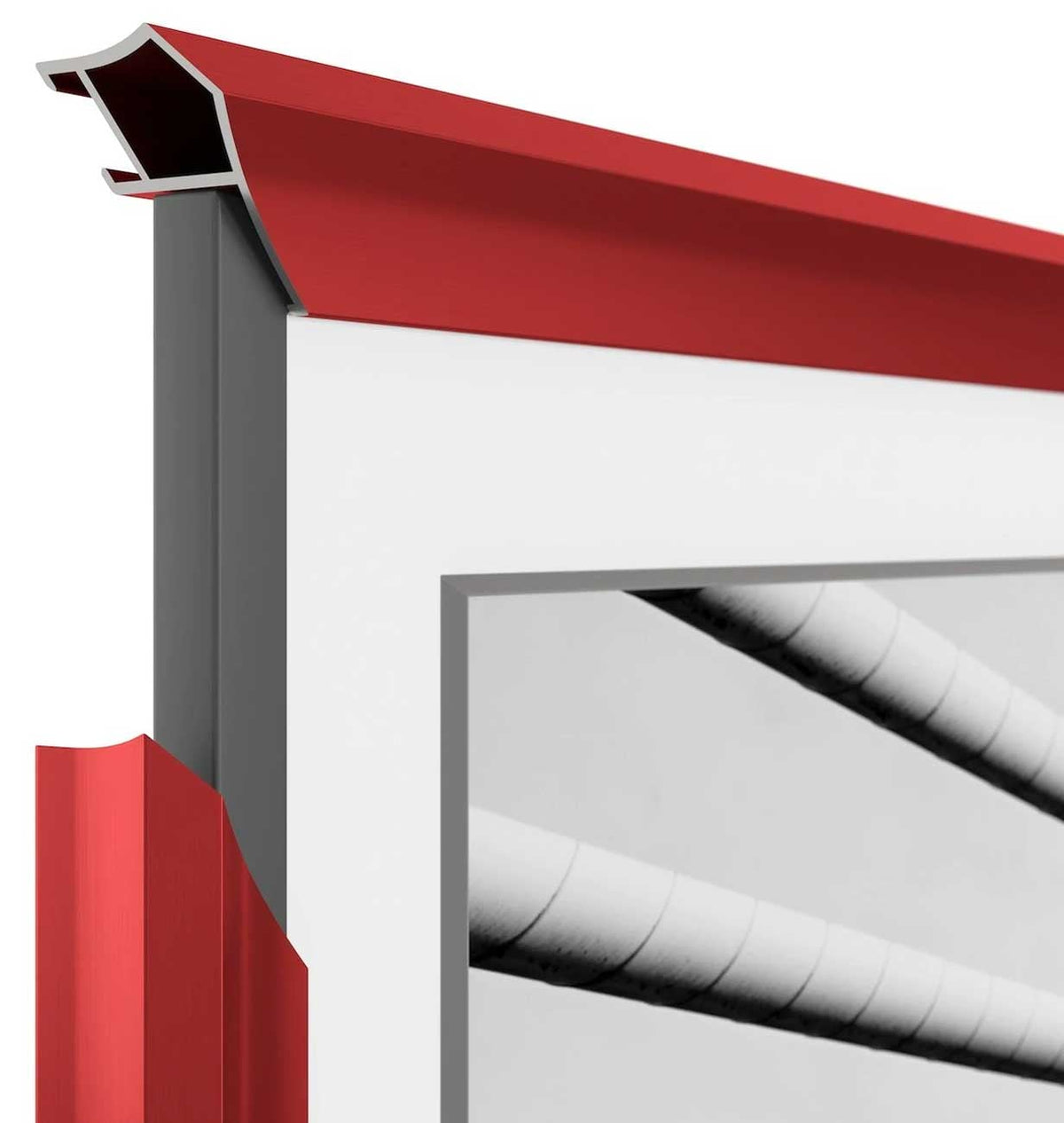 Frame My TV Samsung The Frame  32" Alloy Prismatic Frame In Candy Apple Red - FRM-AL-PR-RED-32 - image 1