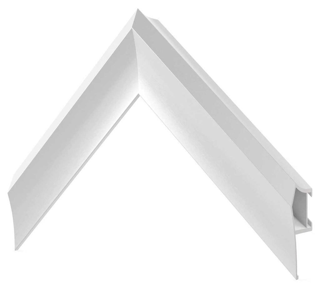 Frame My TV Samsung The Frame  50" Alloy Prismatic Frame In Pure White - FRM-AL-PR-WHT-50 - image 4