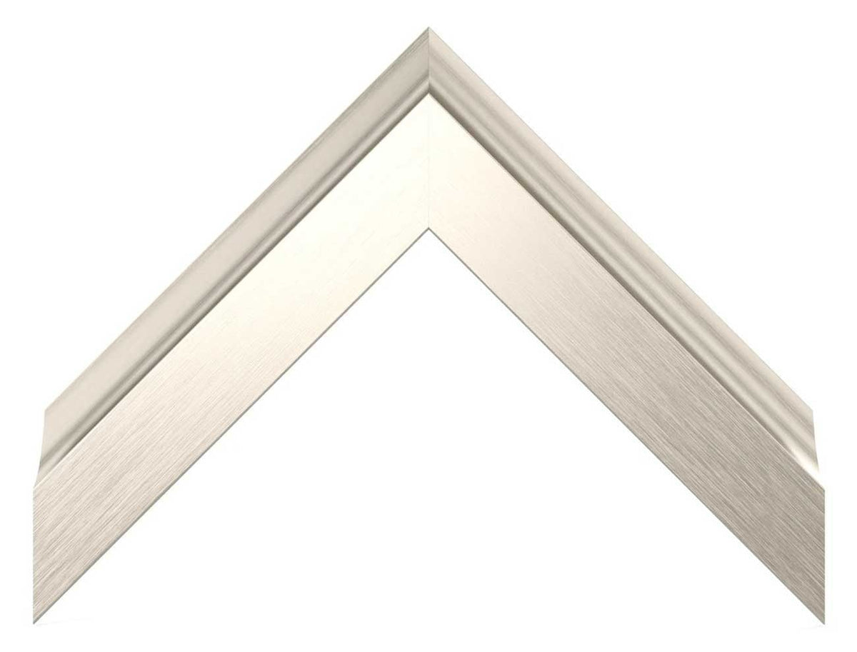 Frame My TV Samsung The Frame  75" Alloy Scoop Frame In German Silver - FRM-AL-SC-GSL-75 - image 4