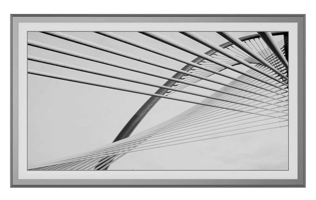Frame My TV Samsung The Frame  43" Alloy Scoop Frame In Graphite - FRM-AL-SC-GPH-43 - image 2