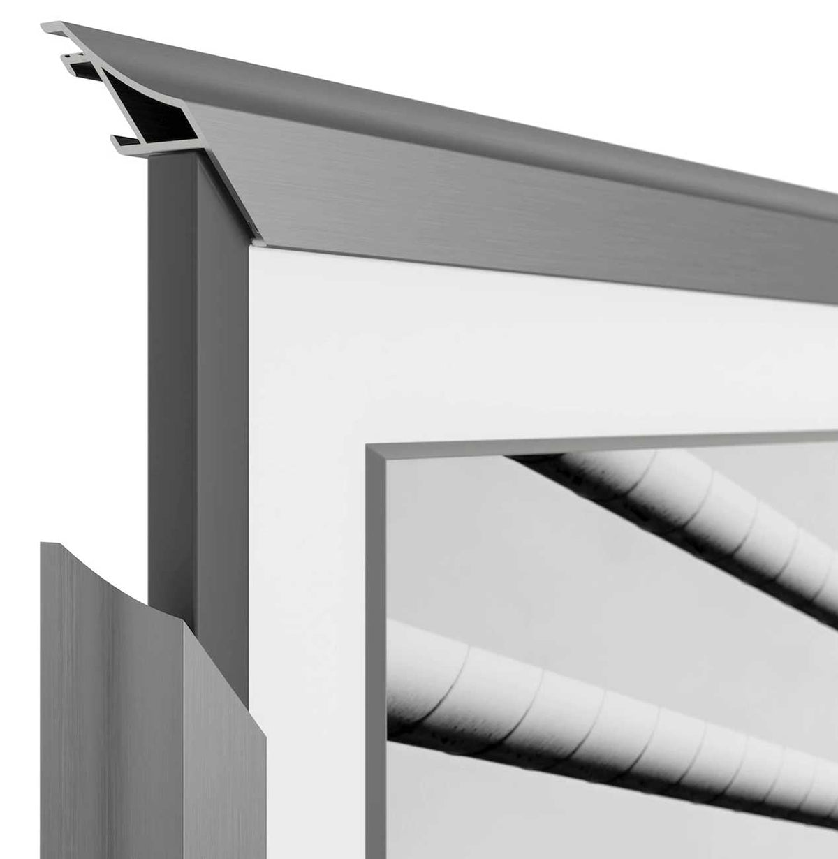 Frame My TV Samsung The Frame  43" Alloy Scoop Frame In Graphite - FRM-AL-SC-GPH-43 - image 1