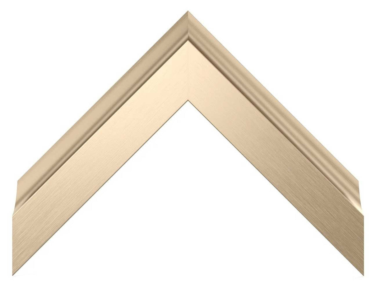 Frame My TV Samsung The Frame  55" Alloy Scoop Frame In Pale Gold - FRM-AL-SC-GLD-55 - image 4