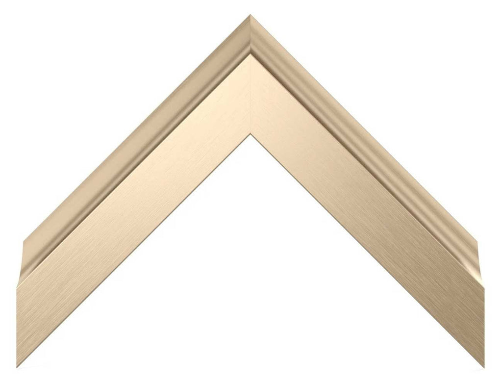 Frame My TV Samsung The Frame  32" Alloy Scoop Frame In Pale Gold - FRM-AL-SC-GLD-32 - image 4