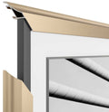 Frame My TV Samsung The Frame  55" Alloy Scoop Frame In Pale Gold - FRM-AL-SC-GLD-55 - image 1