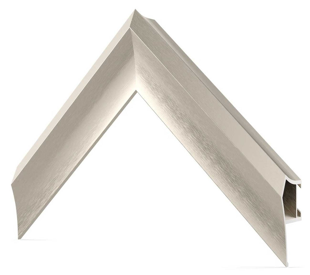 Frame My TV Samsung The Frame  75" Alloy Prismatic Frame In German Silver - FRM-AL-PR-GLS-75 - image 4