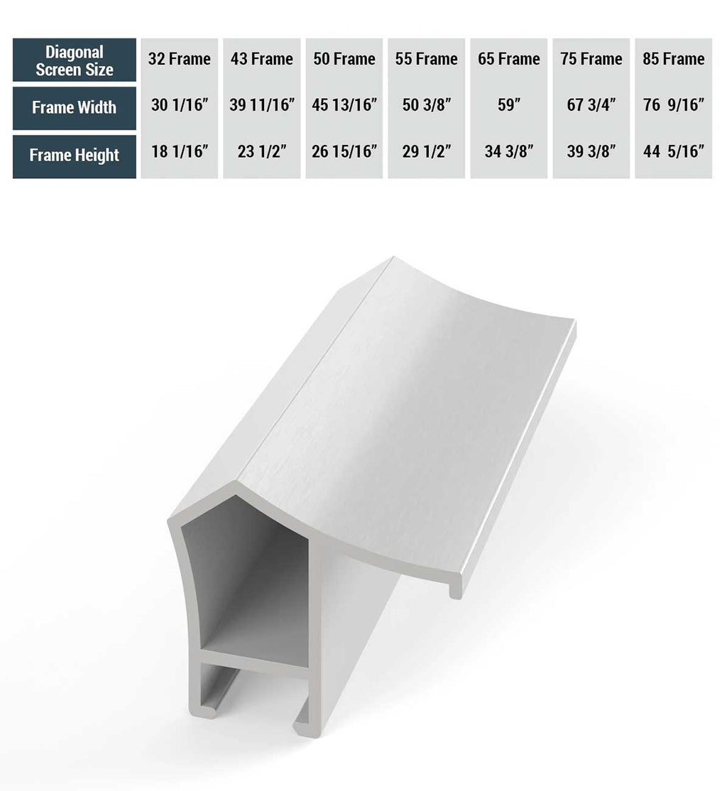 Frame My TV Samsung The Frame  75" Alloy Prismatic Frame In Pure White - FRM-AL-PR-WHT-75 - image 5