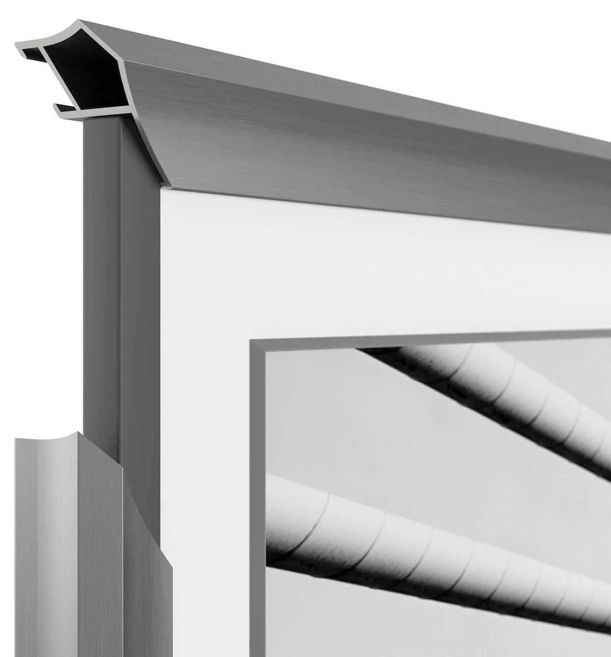 Frame My TV Samsung The Frame  85" Alloy Prismatic Frame In Graphite - FRM-AL-PR-GPH-85 - image 1