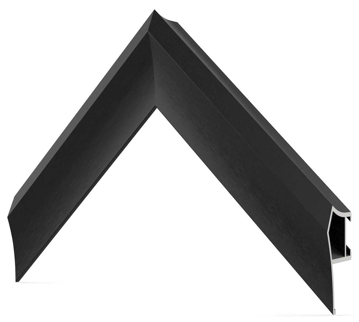 Frame My TV Samsung The Frame  85" Alloy Prismatic Frame In Anodized Black - FRM-AL-PR-BLK-85 - image 4