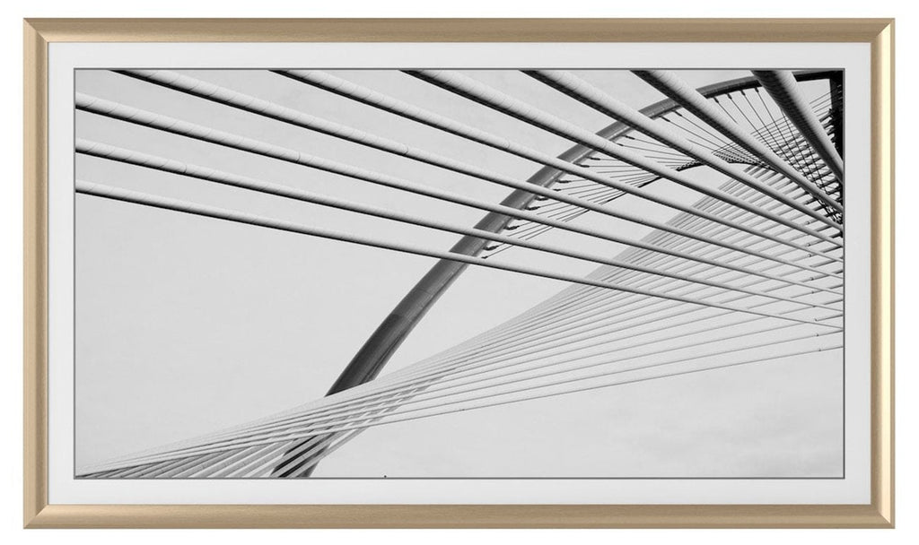 Frame My TV Samsung The Frame  43" Alloy Prismatic Frame In Pale Gold - FRM-AL-PR-GLD-43 - image 2