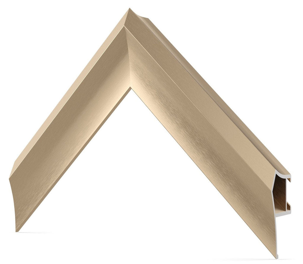 Frame My TV Samsung The Frame  85" Alloy Prismatic Frame In Pale Gold - FRM-AL-PR-GLD-85 - image 3