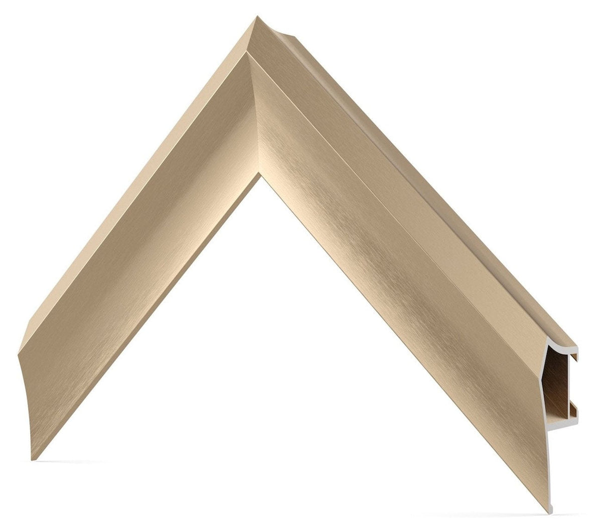 Frame My TV Samsung The Frame  43" Alloy Prismatic Frame In Pale Gold - FRM-AL-PR-GLD-43 - image 3