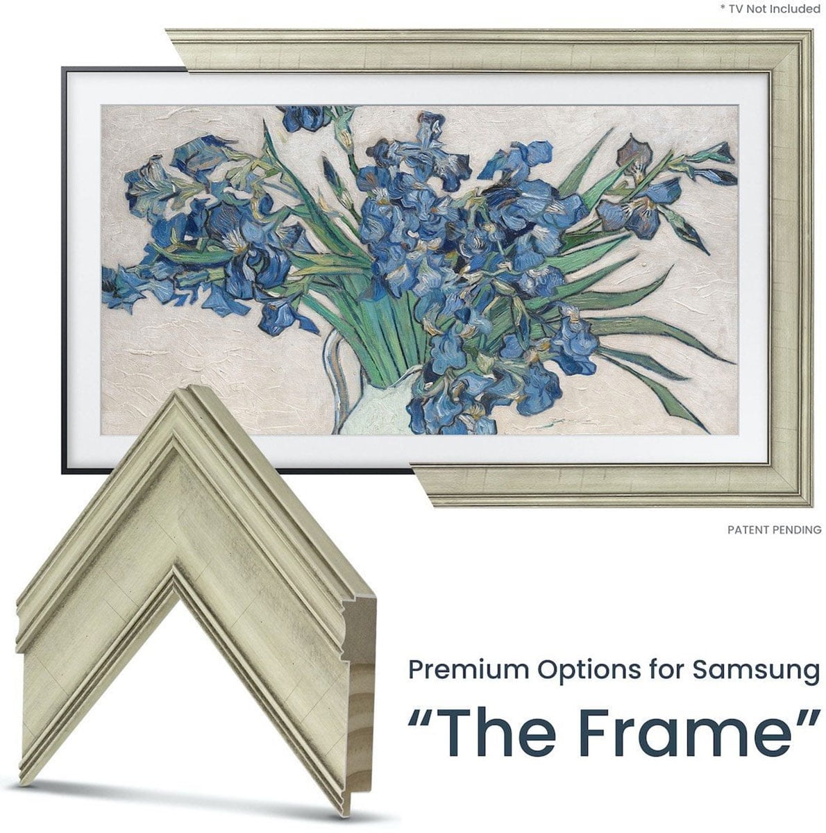 Frame My TV Samsung The Frame  50" Premiere Frame In Antique White - FRM-SF-D5181-50 - image 2