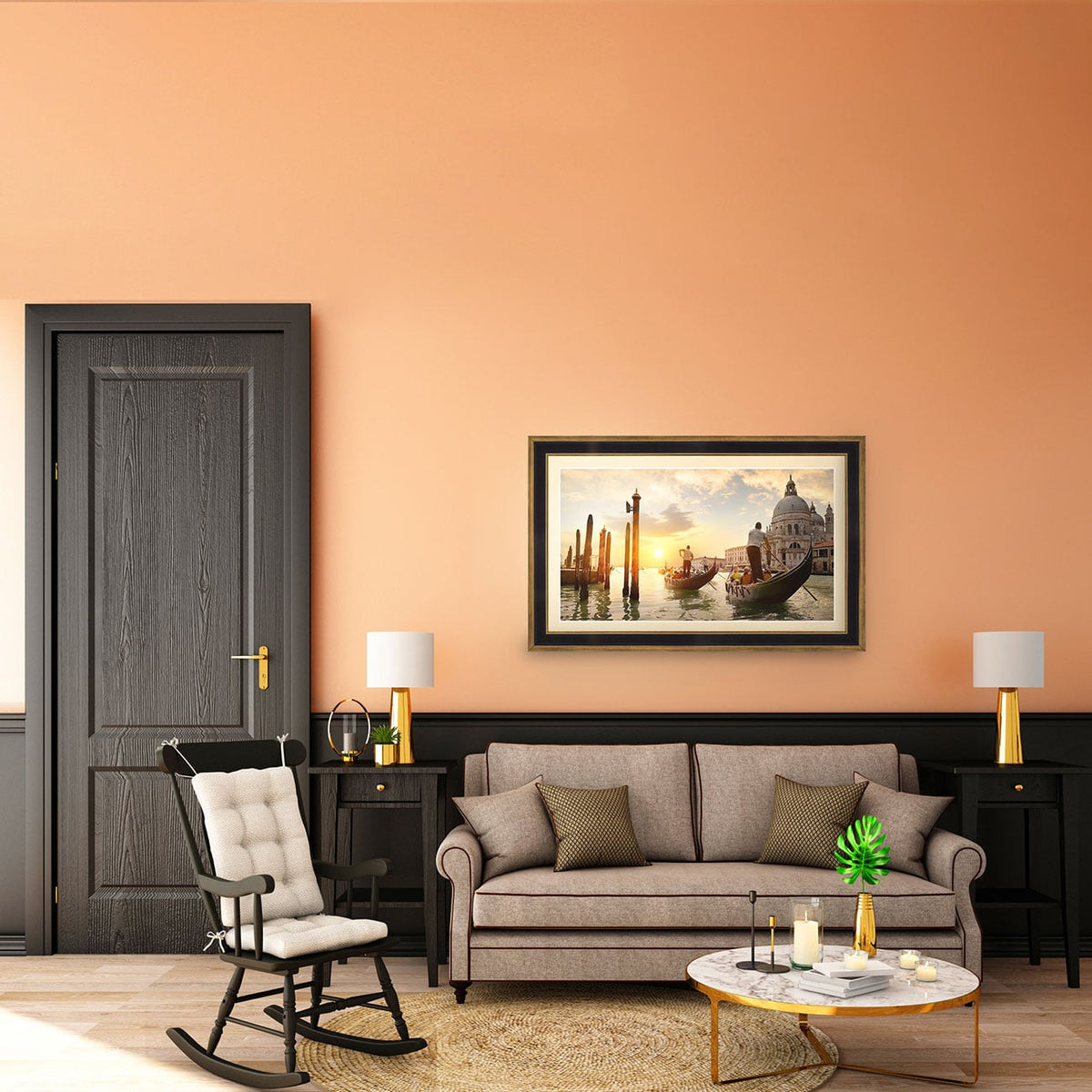 Frame My TV Samsung The Frame  43" Premiere Frame In Antique Gold & Black - FRM-SF-D5183-43 - image 7