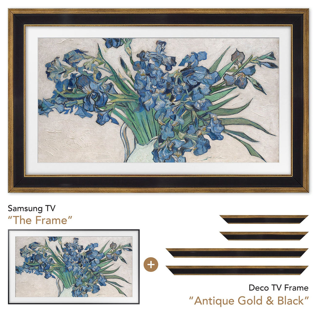 Frame My TV Samsung The Frame  43" Premiere Frame In Antique Gold & Black - FRM-SF-D5183-43 - image 6