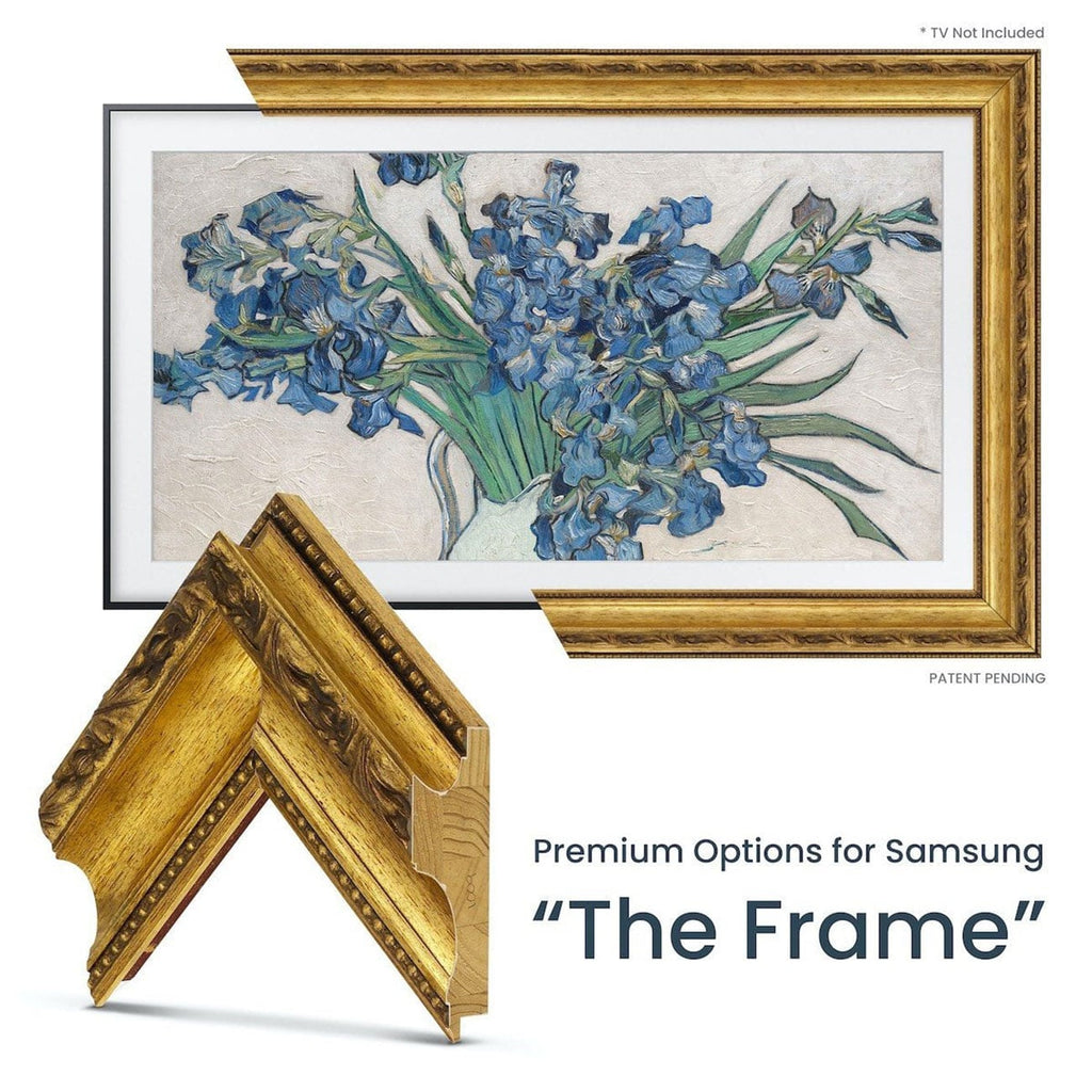 Frame My TV Samsung The Frame  50" Premiere Frame In Ornate Gold - FRM-SF-D1009-50 - image 2