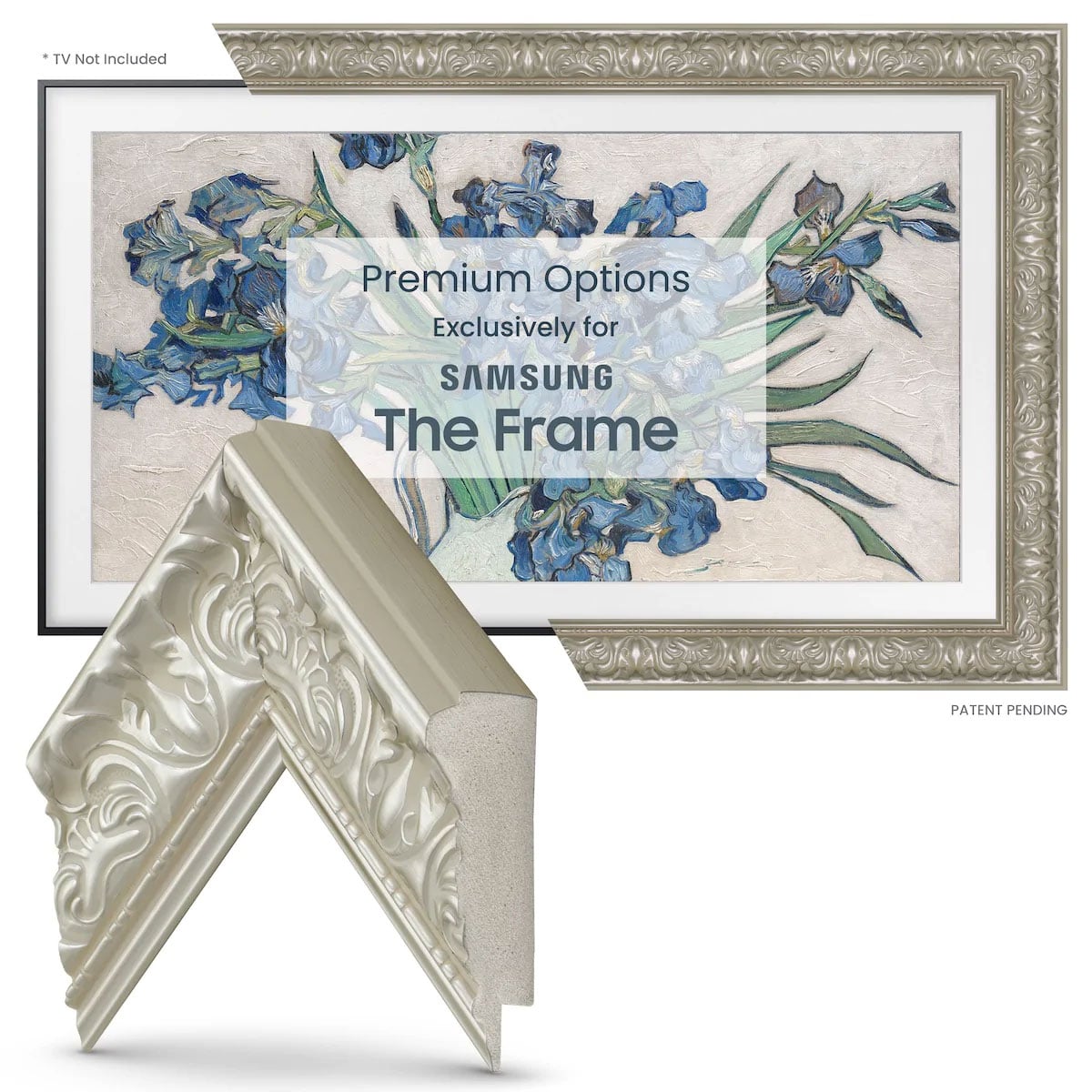 Frame My TV Samsung The Frame  50" Premiere Frame In Tuscan Pearl - FRM-SF-P5084-50 - image 2