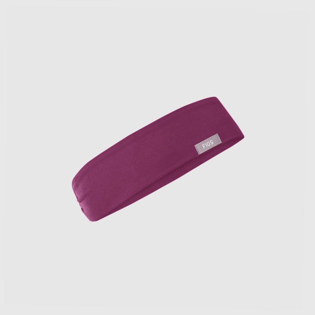 FIGS Cinched Headband - Dark Açaí