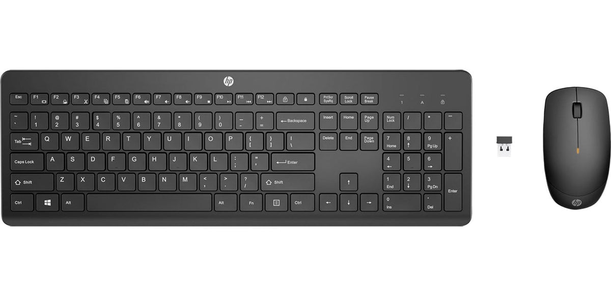 HP Black 230 Wireless Mouse and Keyboard Combo - HP18H24AA - image 1