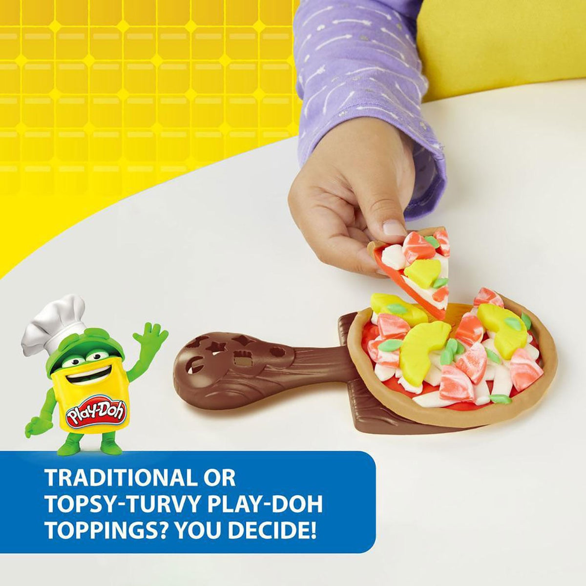 Hasbro Play-Doh Kitchen Creations Stamp 'n Top Pizza Oven Playset - HSBG2921 - image 7