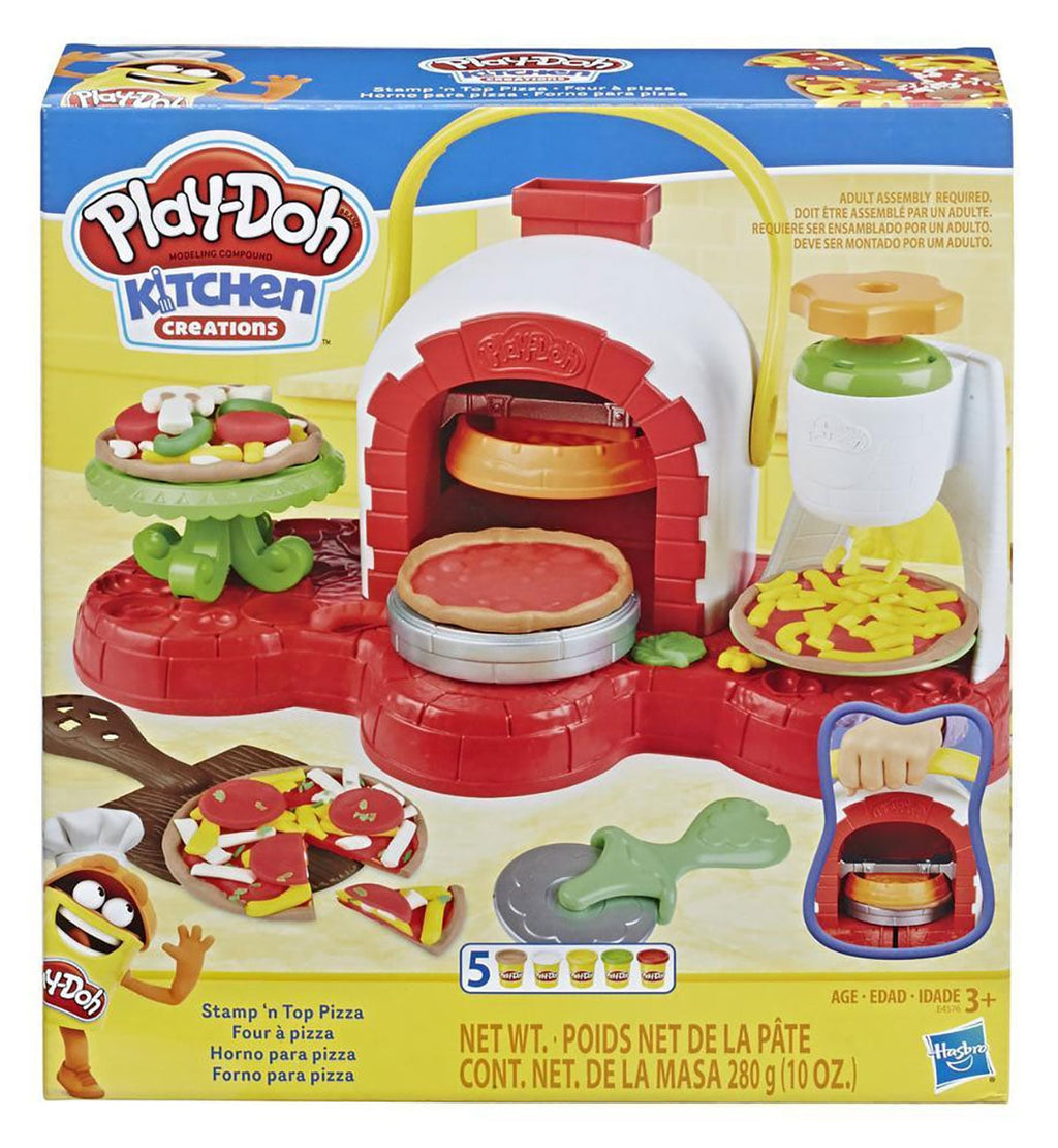 Hasbro Play-Doh Kitchen Creations Stamp 'n Top Pizza Oven Playset - HSBG2921 - image 2