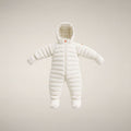 Unisex Baby Padded Overall Storm in Off White