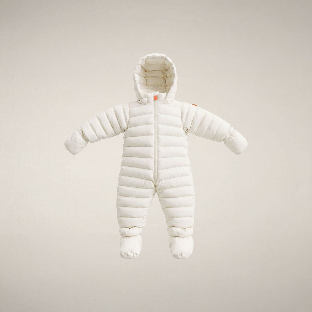 Unisex Baby Padded Overall Storm in Off White