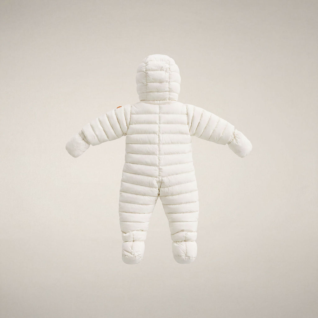 Unisex Baby Padded Overall Storm in Off White